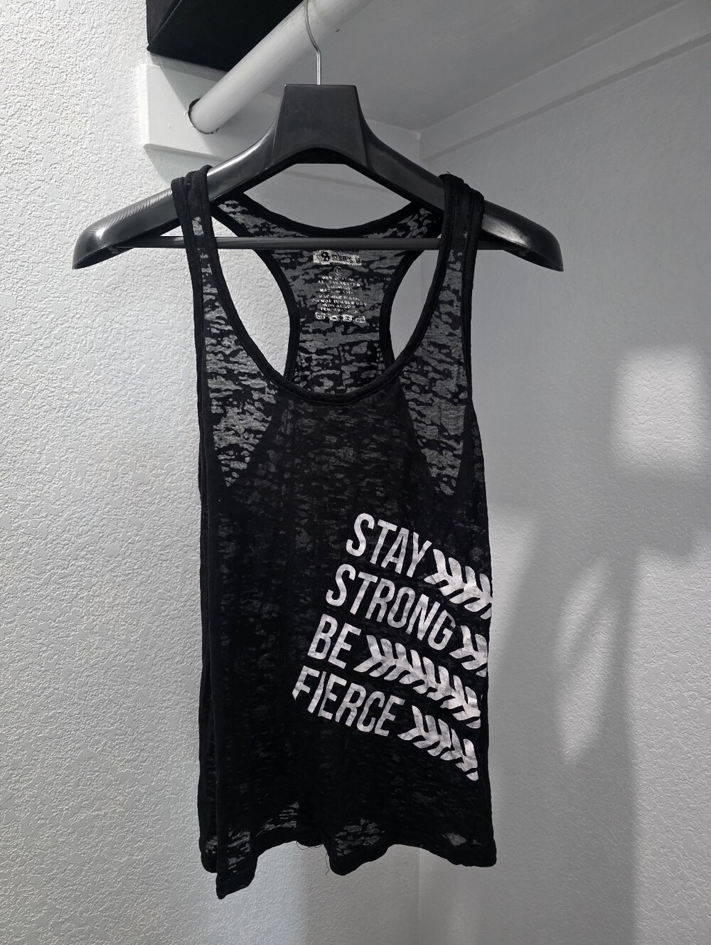 Women's L Series 8 Black Tank Top